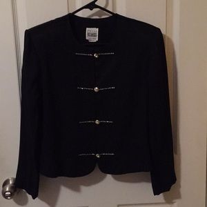 R&M Richards by Karen Kwong Bolero Waist jacket